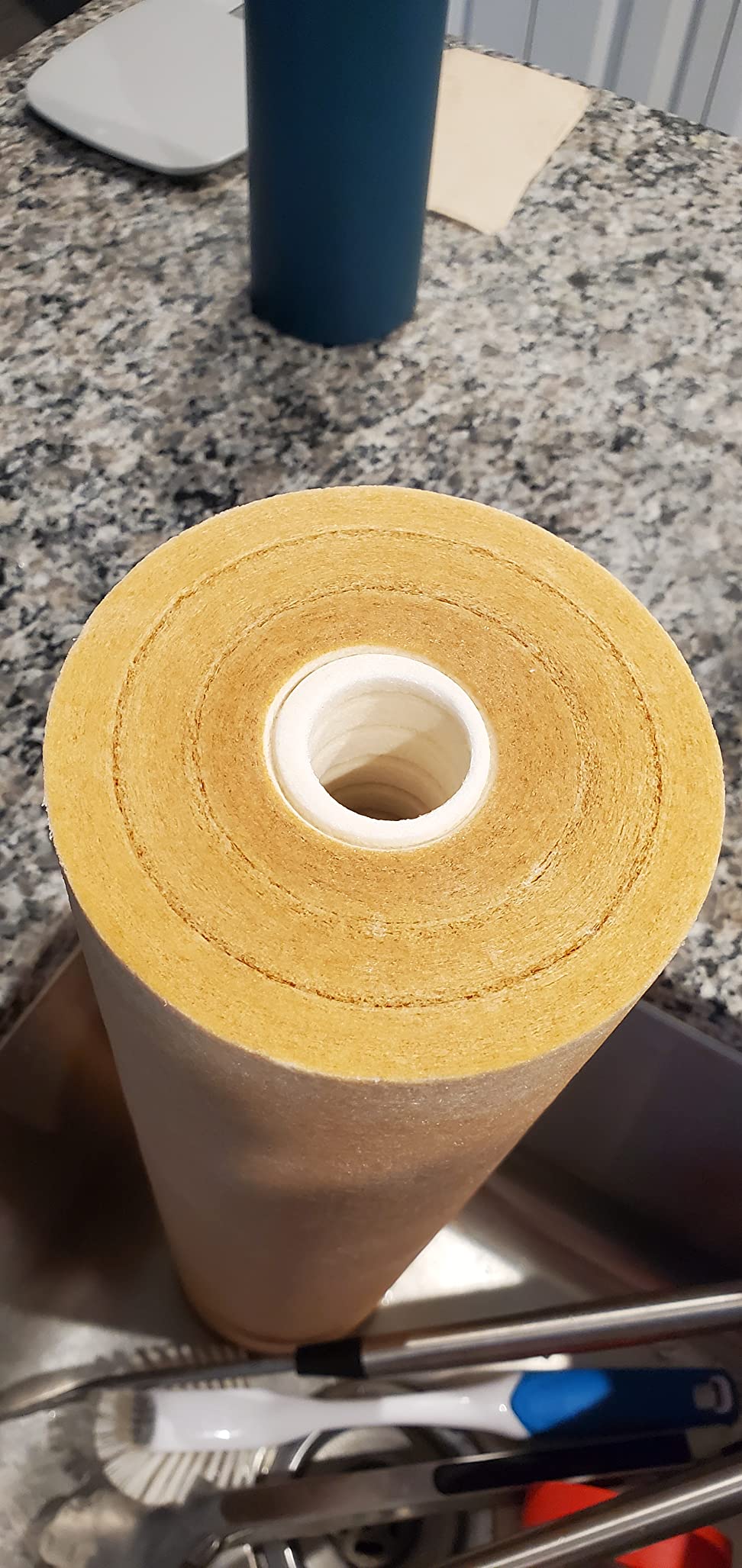 Pentair Pentek DGD-2501-20 Big Blue Water Filter, 20-Inch Whole House Sediment Filter Cartridge Replacement, Dual-Gradient Density Spun Polypropylene, 20
