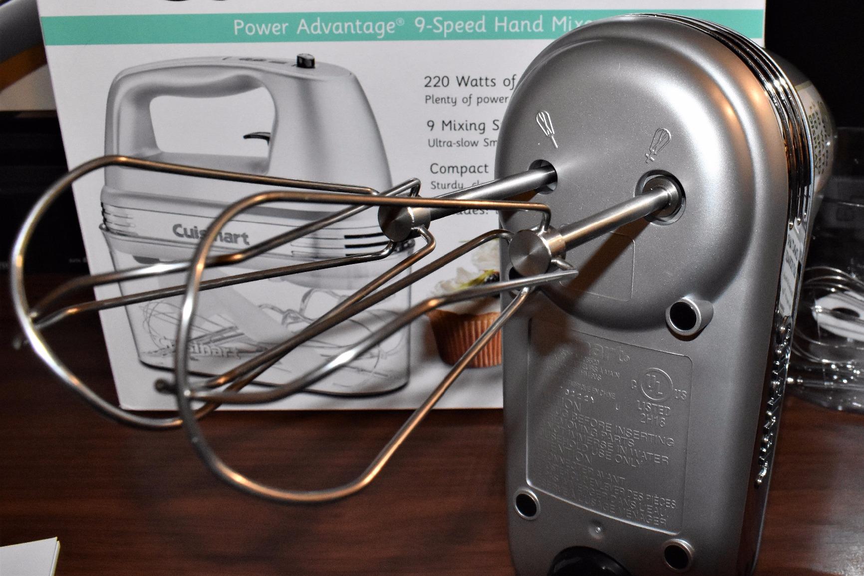 Cuisinart Electric Hand Mixer, 9 Speeds, Extra Long Beaters, 220W customer photo 1