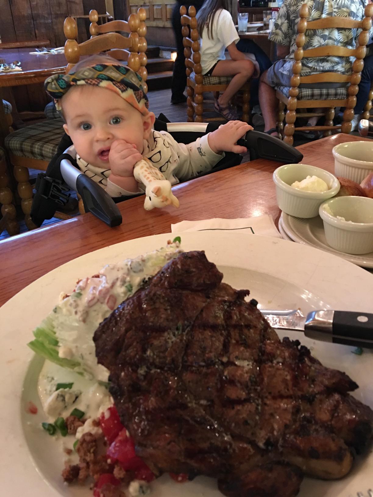 phil&teds lobster clip on portable high chair, black customer photo 2