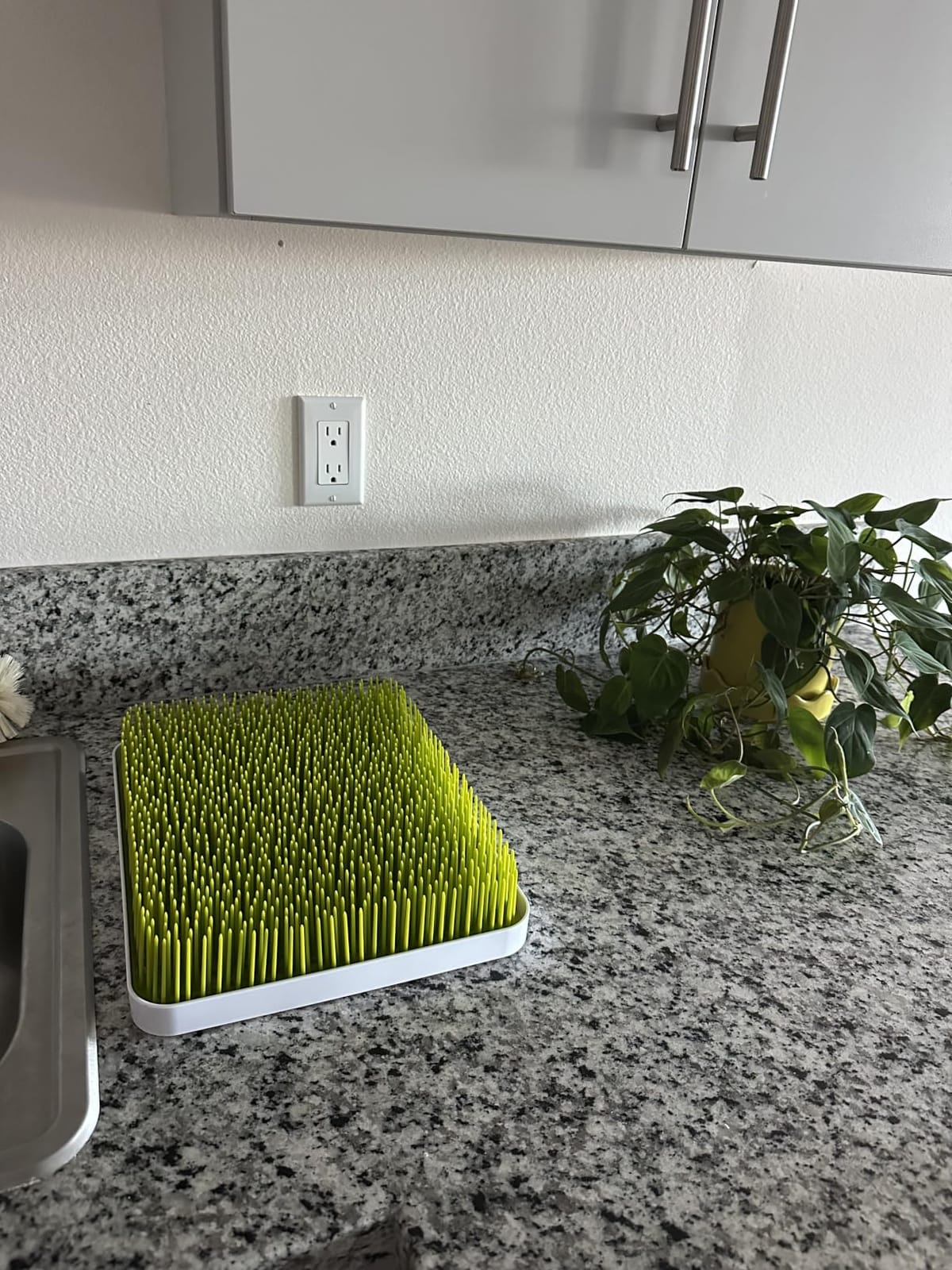 Boon Lawn Countertop Baby Bottle Drying Rack - Spring Green - 13.5x11x2.5 customer photo 2