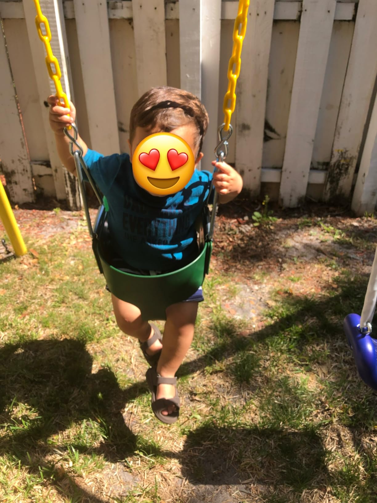 Eastern Jungle Gym Heavy-Duty High Back Full Bucket Toddler Swing, Green customer photo 1