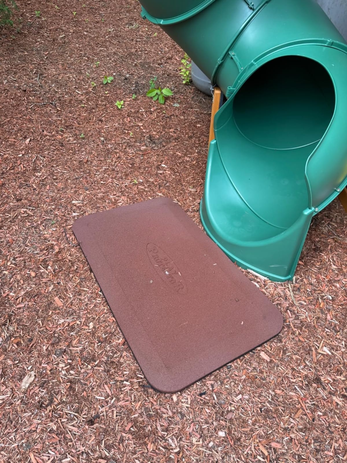 Gorilla Playsets 09-0012-PAIR-R Protective Rubber Mat For Swing Set of 2 Mats), Red customer photo 1