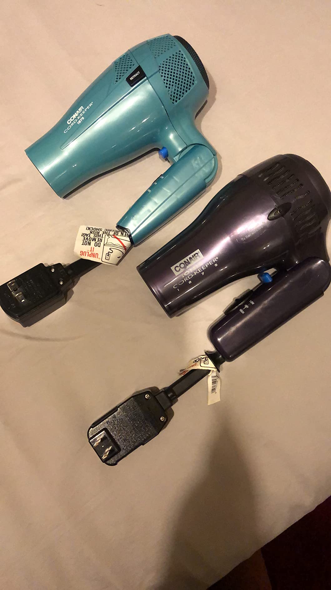 Conair Travel Hair Dryer, Dual Voltage, Folding Handle, 1875W, Blue customer photo 1