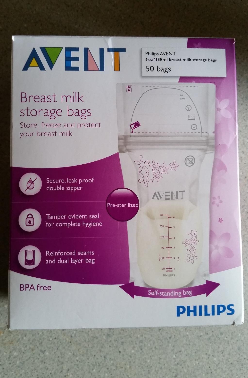 Philips Avent Breast Milk Storage Bags, 6 oz, 50-Pack customer photo 2