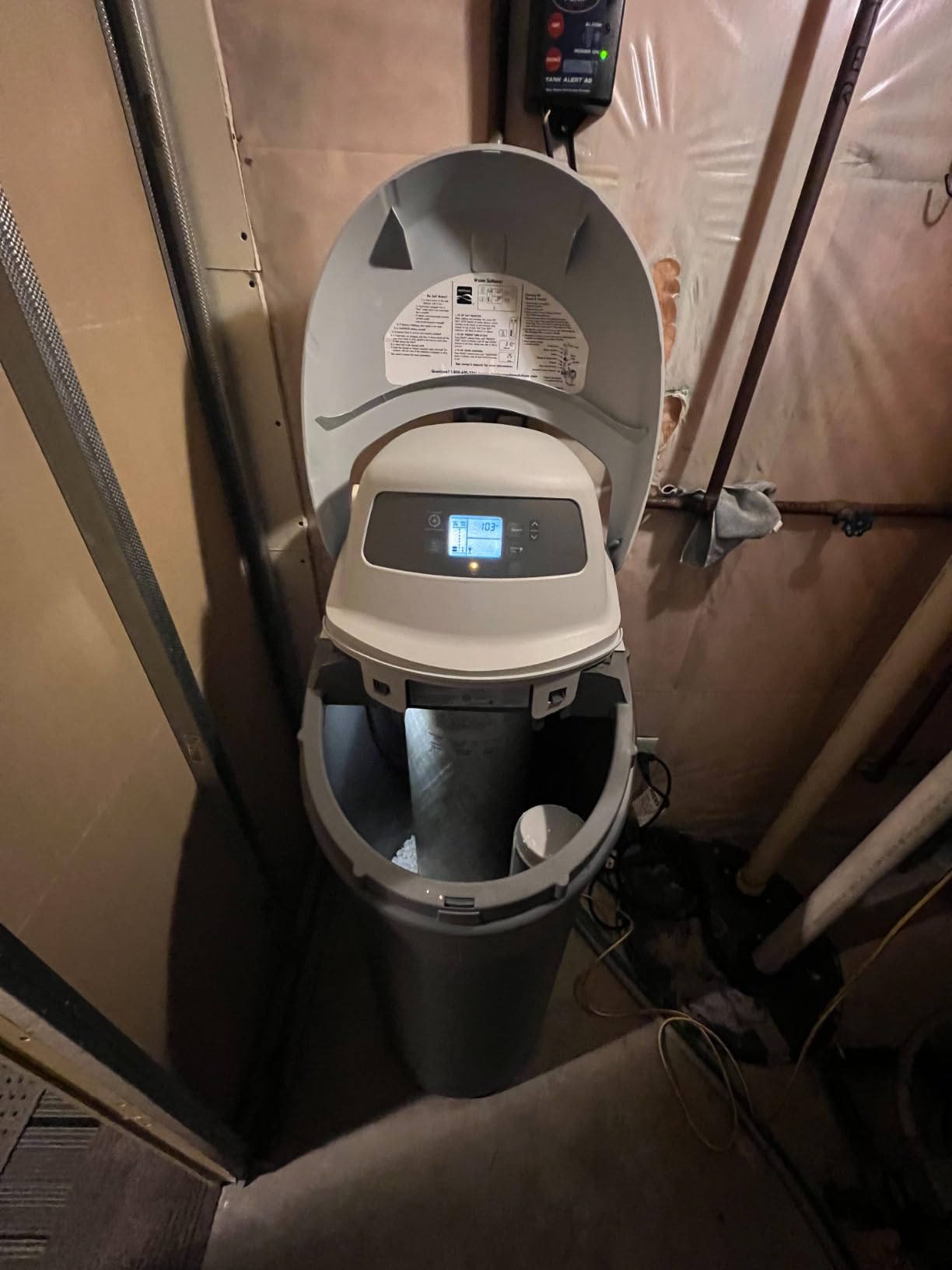 Kenmore 420 Water Softener System – 40,000 Grain Capacity with Salt Saving Technology – Whole Home Hard Water & Iron Reduction – Compact, Easy Install customer photo 2