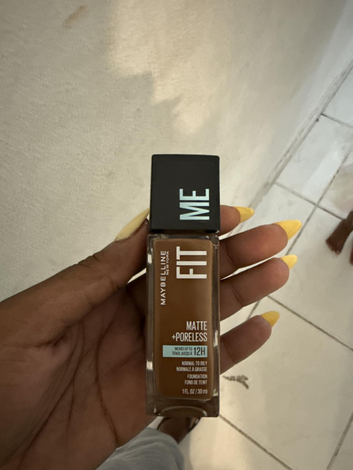 Maybelline Fit Me Matte + Poreless Liquid Oil-Free Foundation Makeup, Natural Beige, 1 Count (Packaging May Vary) customer photo 1