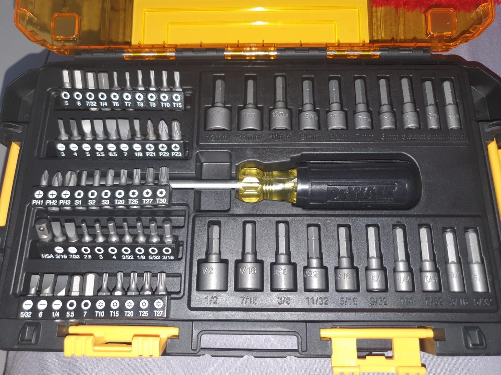 DEWALT Screwdriver Bit Set with Nut Drivers, 71-Piece (DWMT73808) customer photo 2
