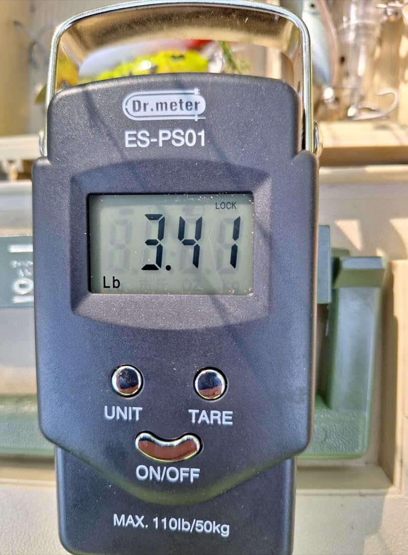 Dr.meter Fish Scale, 110 lb Digital Luggage Scale with Tape customer photo 2