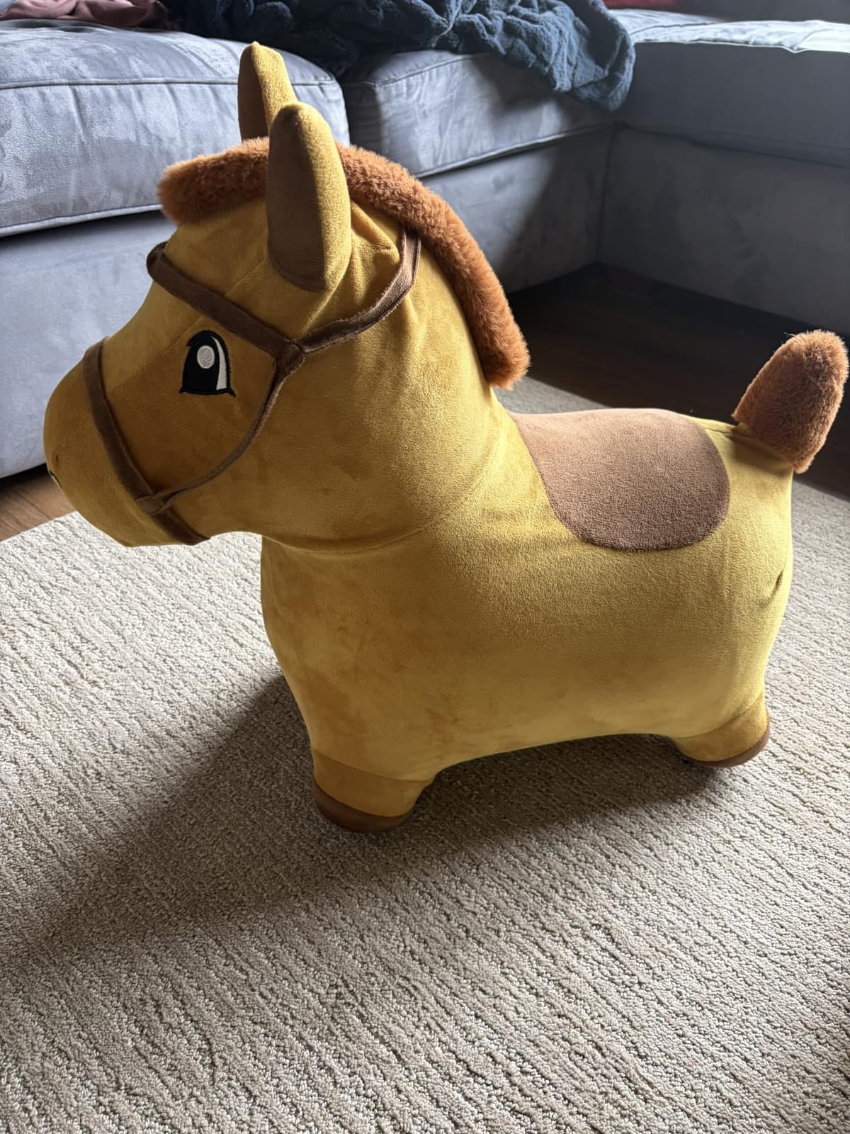 Bouncy Pals Toddler Brown Horse Hopper Toy, Kids Outdoor Ride Bounce Animal customer photo 1