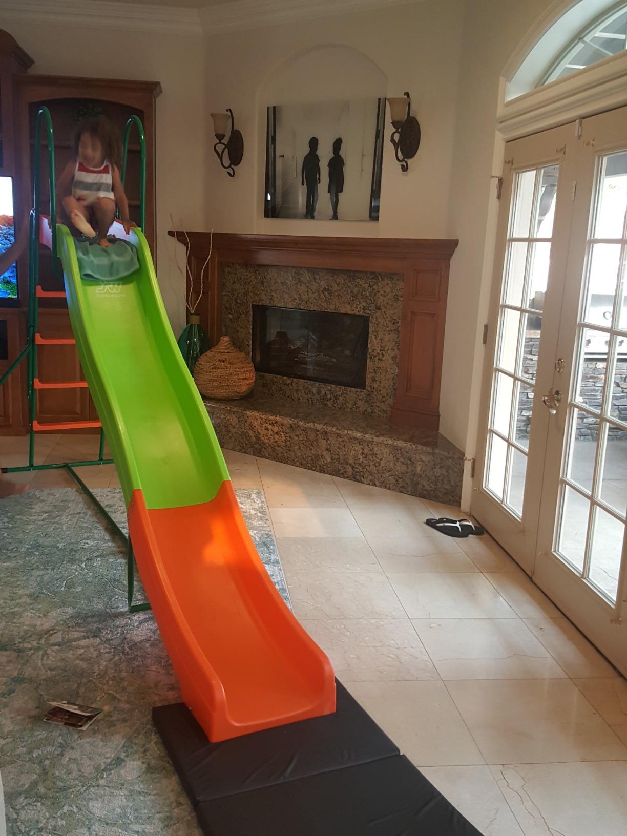 PLATPORTS Extra Large 10 Ft Water Slide for Kids, Indoor & Outdoor – Freestanding Wave Slide Converts to Water Slide via Hose Connector, Hose Clamps Included, Backyard Lawn Summer Fun, Ages 3 to 10 customer photo 2