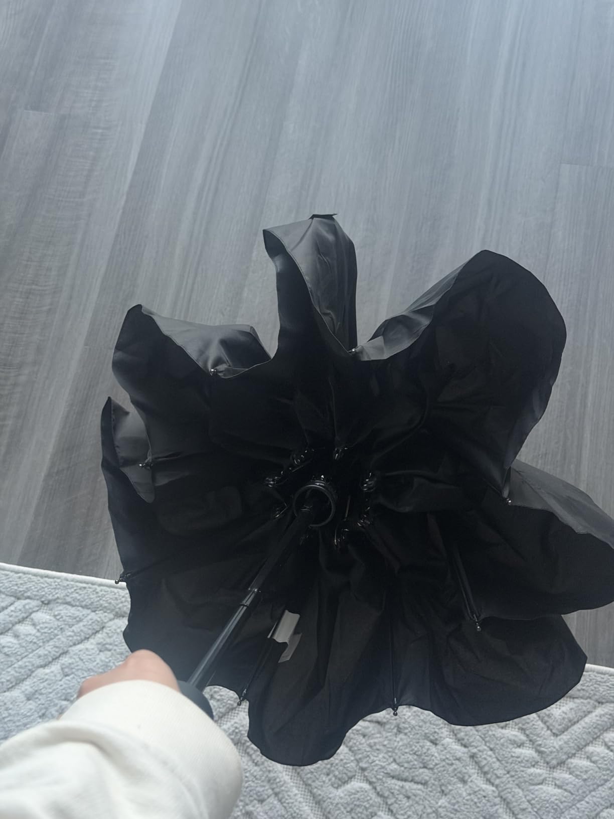 Rain-Mate Windproof Compact Umbrellas for Rain - Strong Reinforced Fiberglass Rib Design & Auto Open & Close - Portable Folding Travel Umbrella - Lightweight & Packable for Women & Men, Easy Collapse customer photo 1
