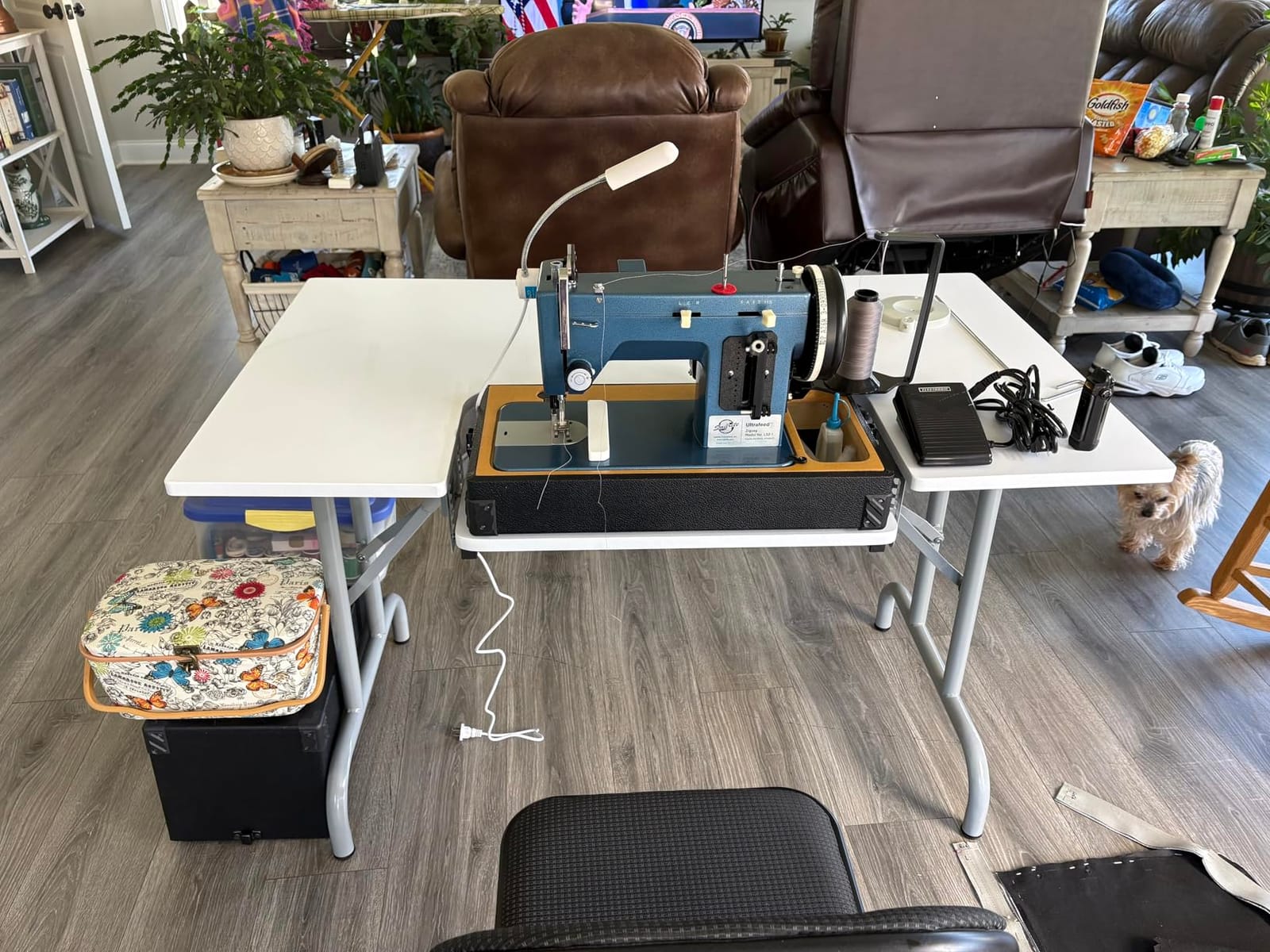 Sew Ready Folding Multipurpose Sewing Table - 47.5