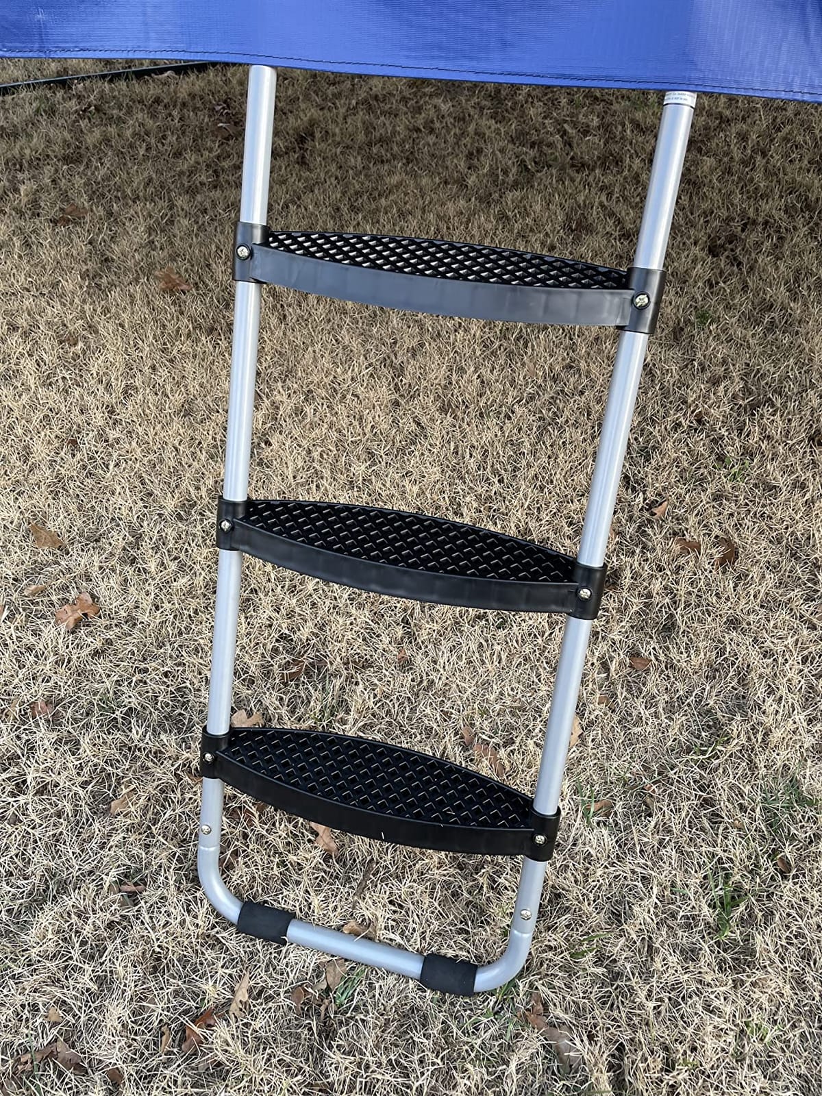 Trampoline Ladder Wide 3-Step, Heavy-Duty Design, No Slip Extra-Wide Steps in Black customer photo 1