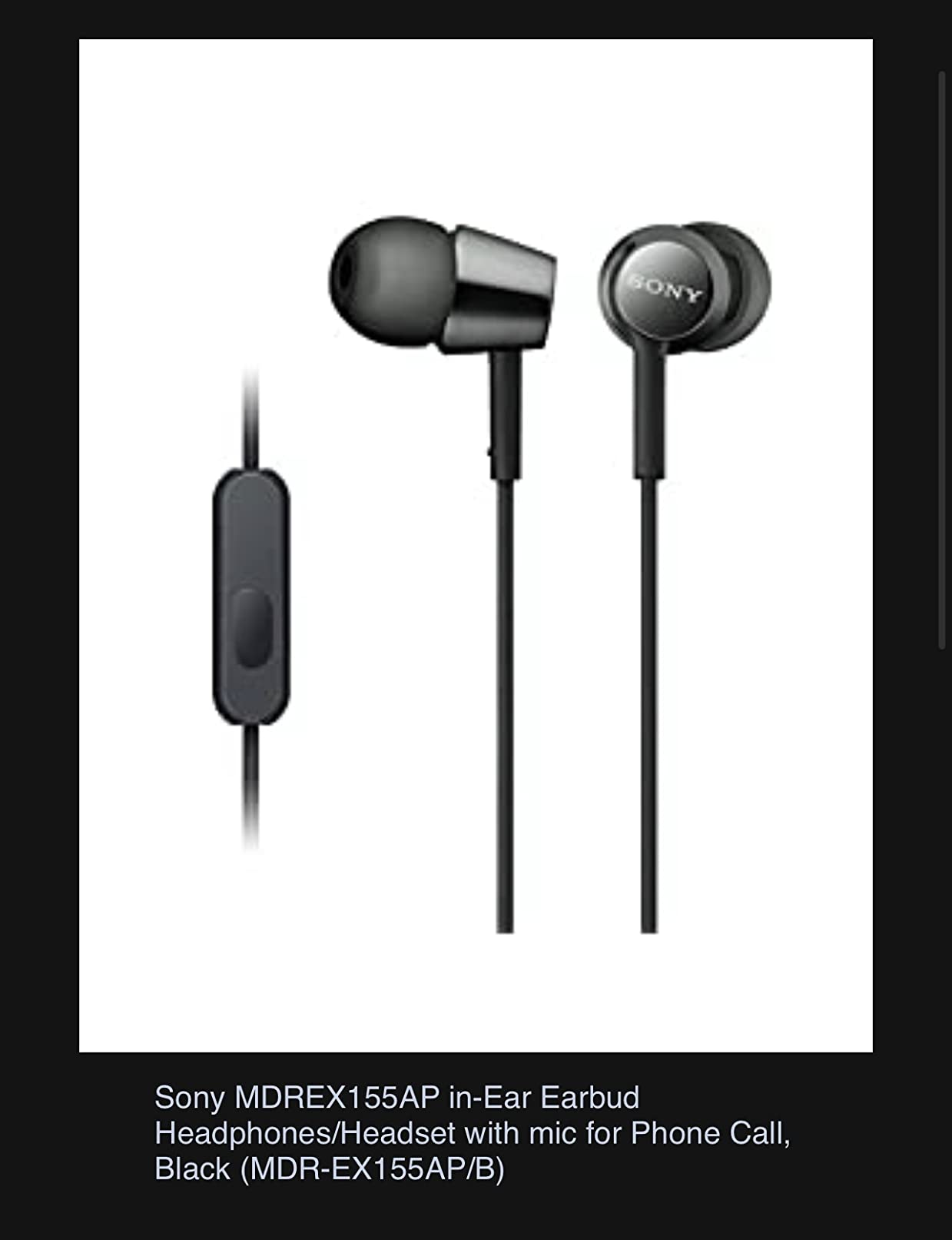 Sony MDREX155AP customer photo 2