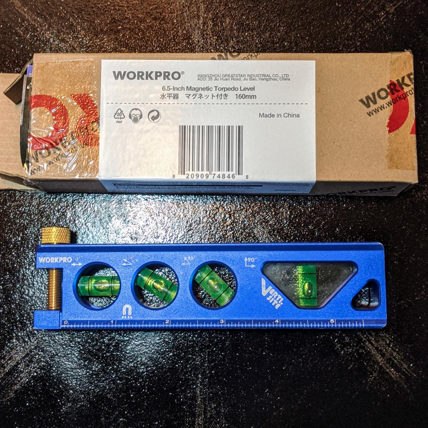WORKPRO 6-1/2 Inch Magnetic Torpedo Level customer photo 1