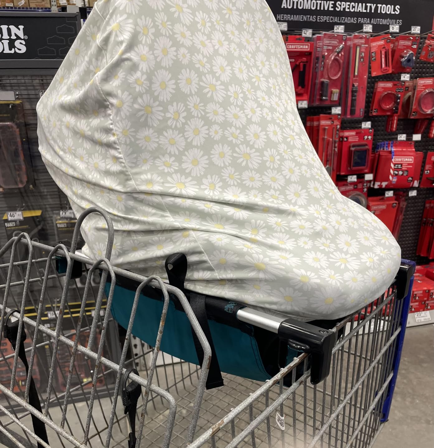 Totes Babies - Baby Car Seat Carrier & Shopping Cart Hammock - Holds 75 Lbs customer photo 2