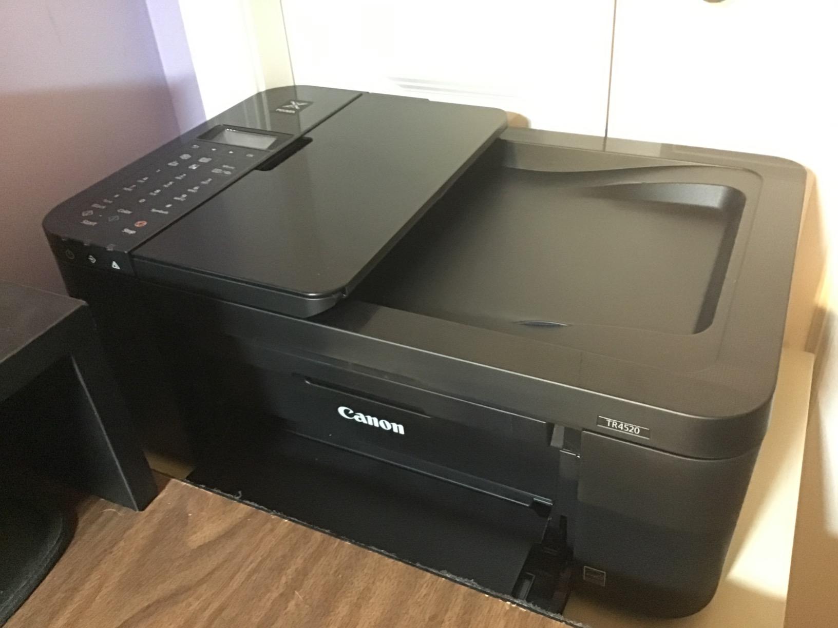 Canon PIXMA TR4520 Wireless All in One Photo Printer with Mobile Printing, Black, Works with Alexa customer photo 2