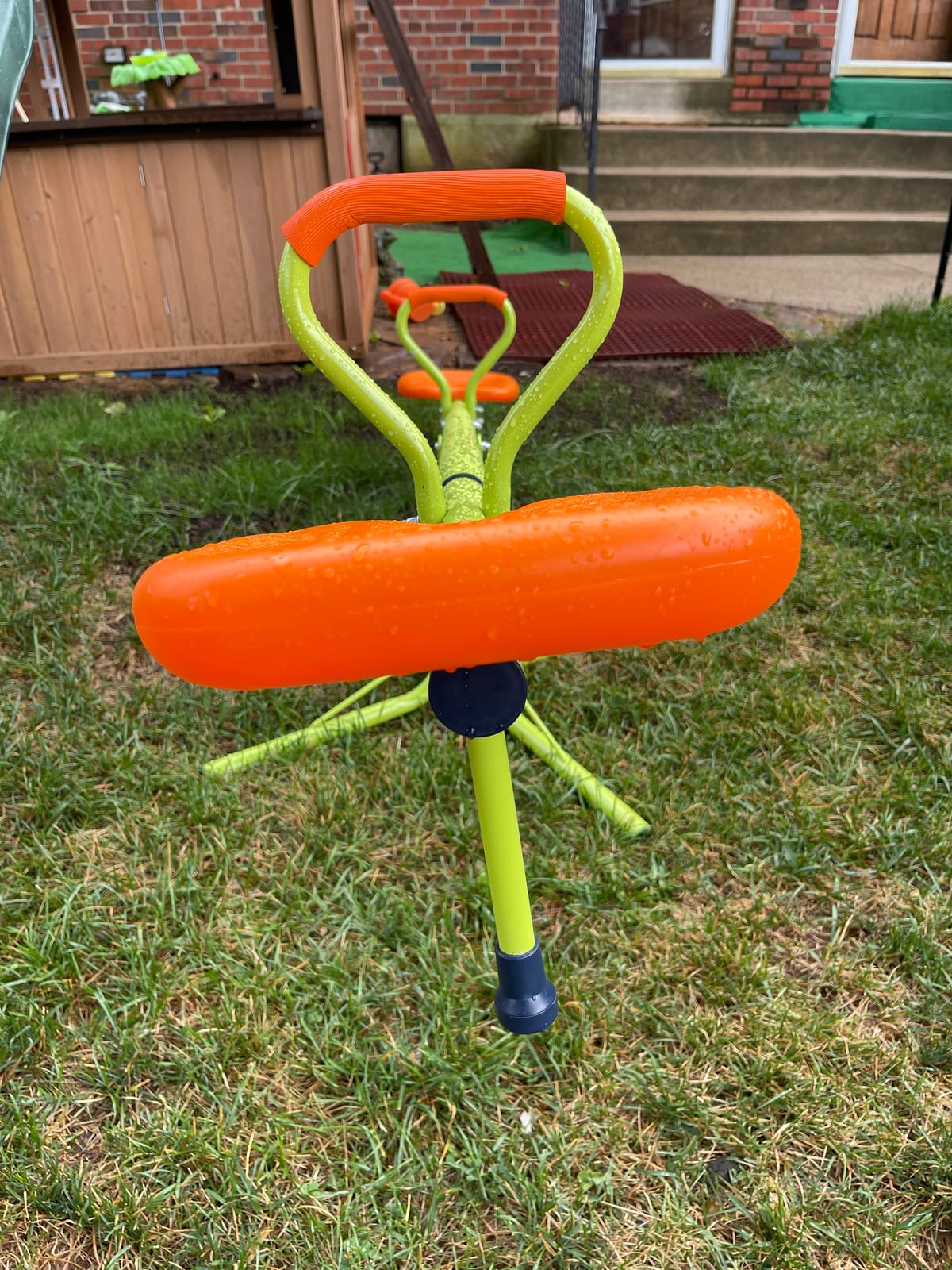 Nova Microdermabrasion Kids Seesaw Swivel Teeter-Totter Home Playground Equipment, 360 Degrees Rotating Safe, Outdoor Fun Toy Set for Kids, Toddlers, Boys, Children (2 Seats) customer photo 1