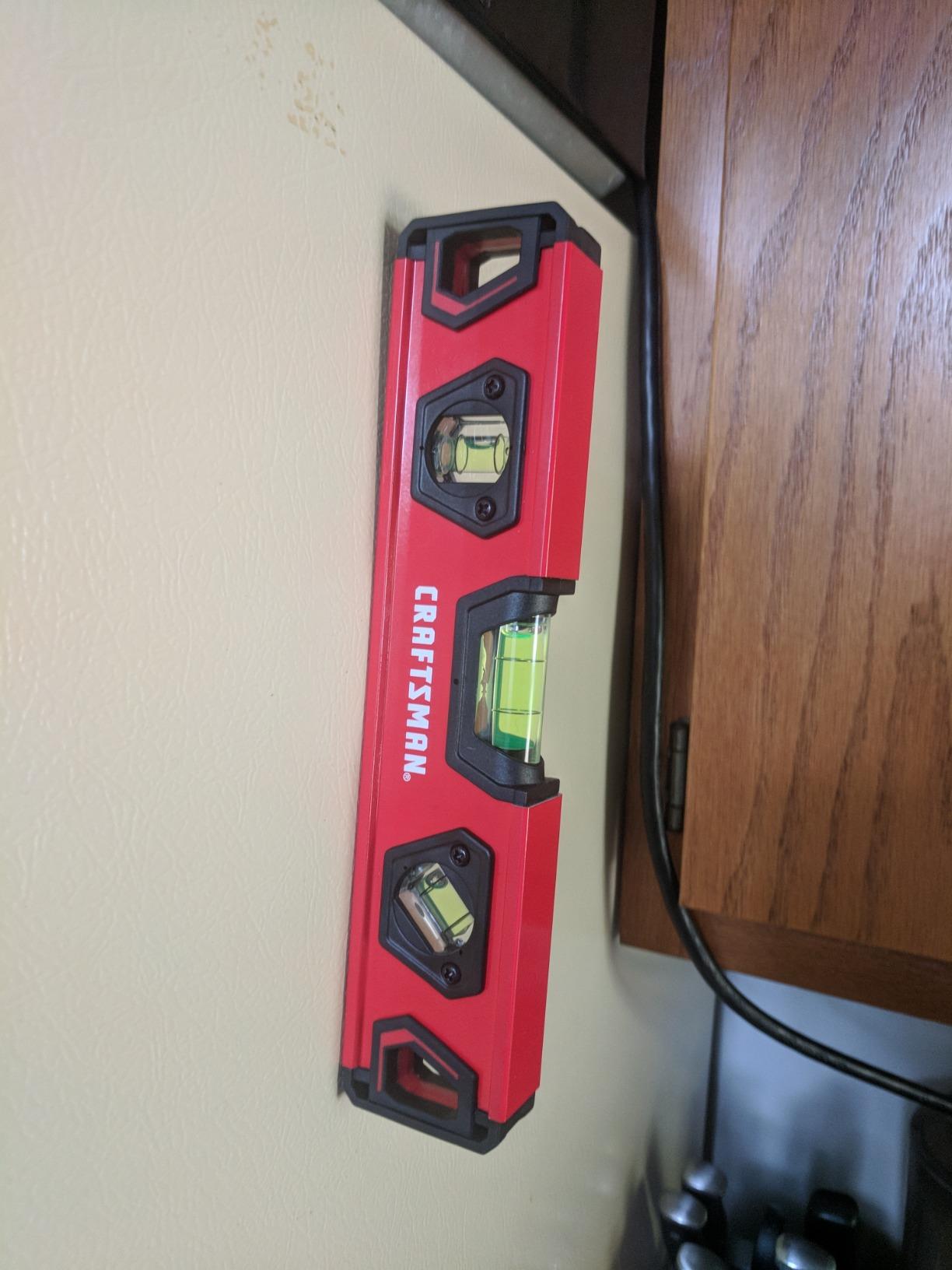 CRAFTSMAN Torpedo Level, 9 Inch, With Shock Absorbing End Caps (CMHT82390) customer photo 2