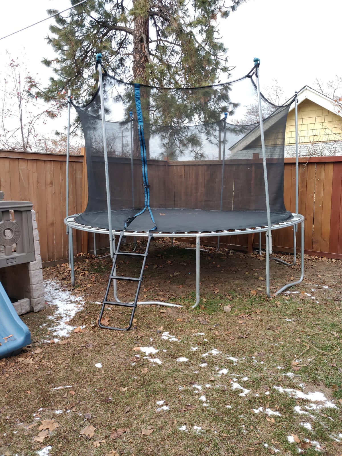 Trampoline Ladder, 3 Step Ladder for Trampoline 12 14 15 ft customer photo 2
