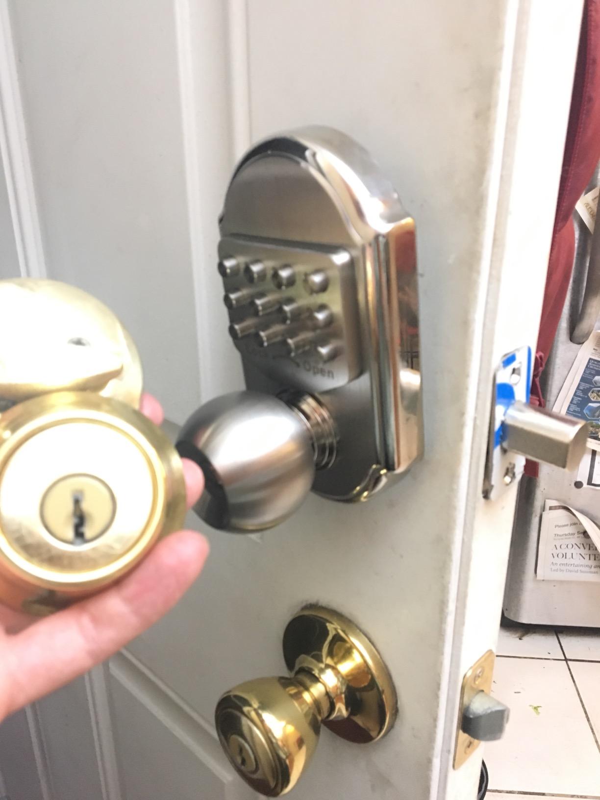 Bravex Keyless Entry Keypad Deadbolt Door Lock 304 Stainless Steel Sabbath Lock 100% Mechanical Shabbos Lock- No Risk of Low Power customer photo 2