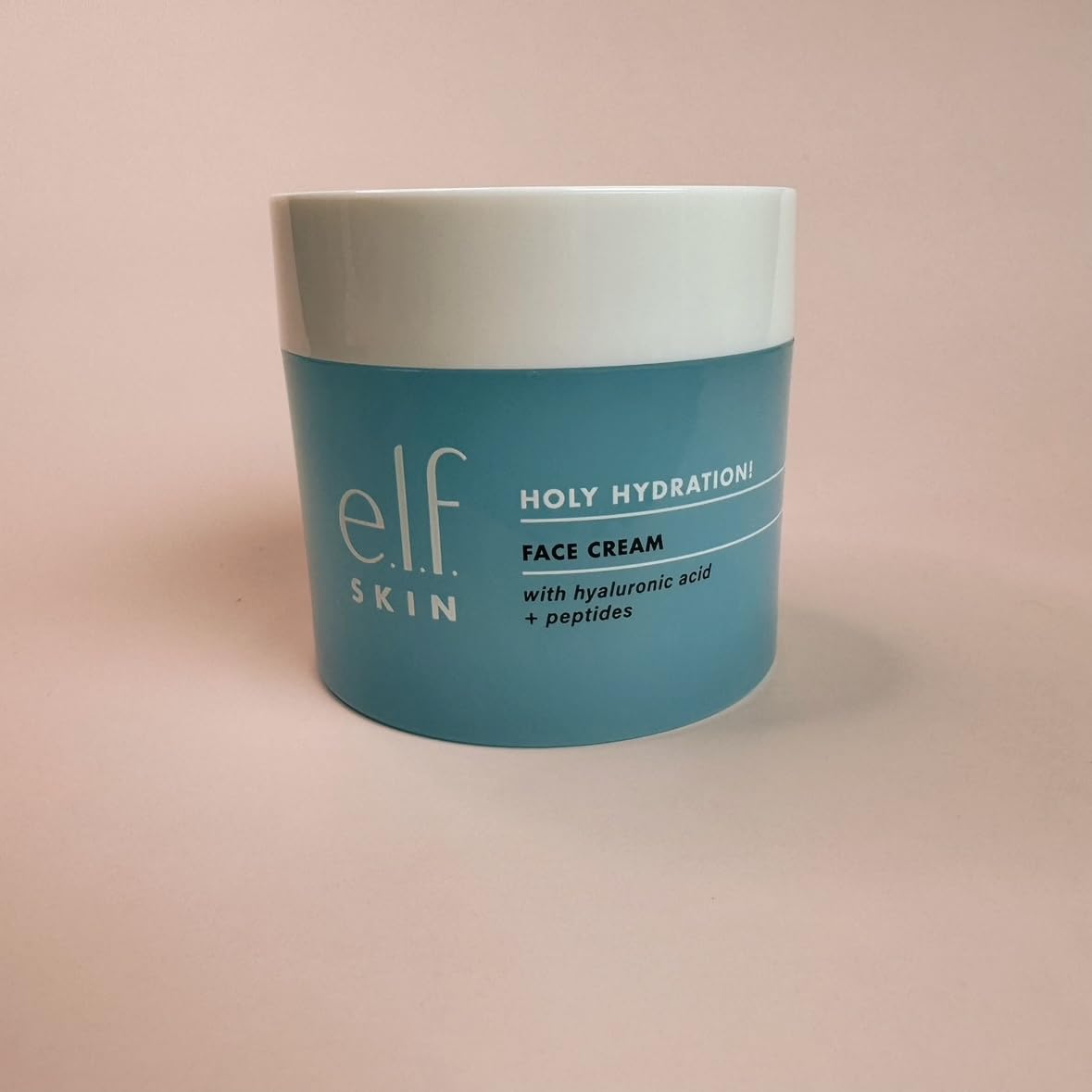 e.l.f. SKIN Holy Hydration! Face Cream with Hyaluronic Acid, Niacinamide & Peptides, Nourishing & Plumping Moisturizer, Vegan & Cruelty-Free customer photo 2