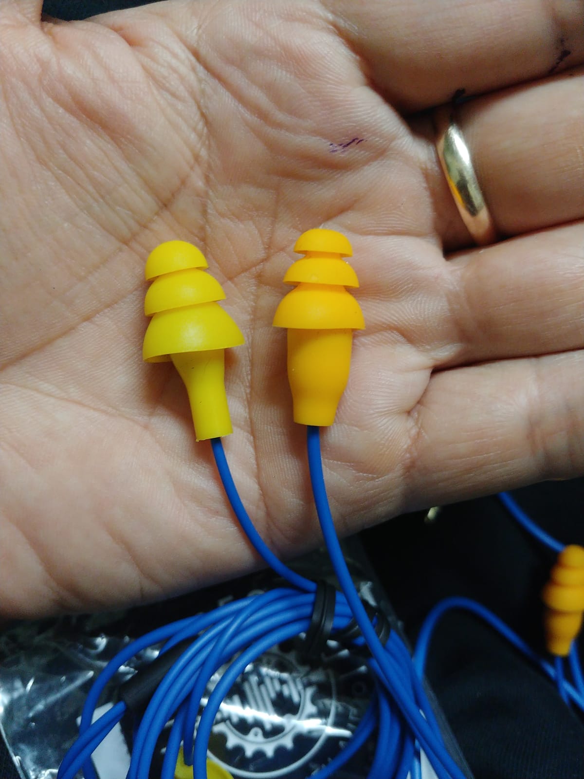 MIPEACE Wired Ear Protection Headphones, Ear Plug Headphones for Work-Safety Work Earbuds for Mowing Construction Industry customer photo 1