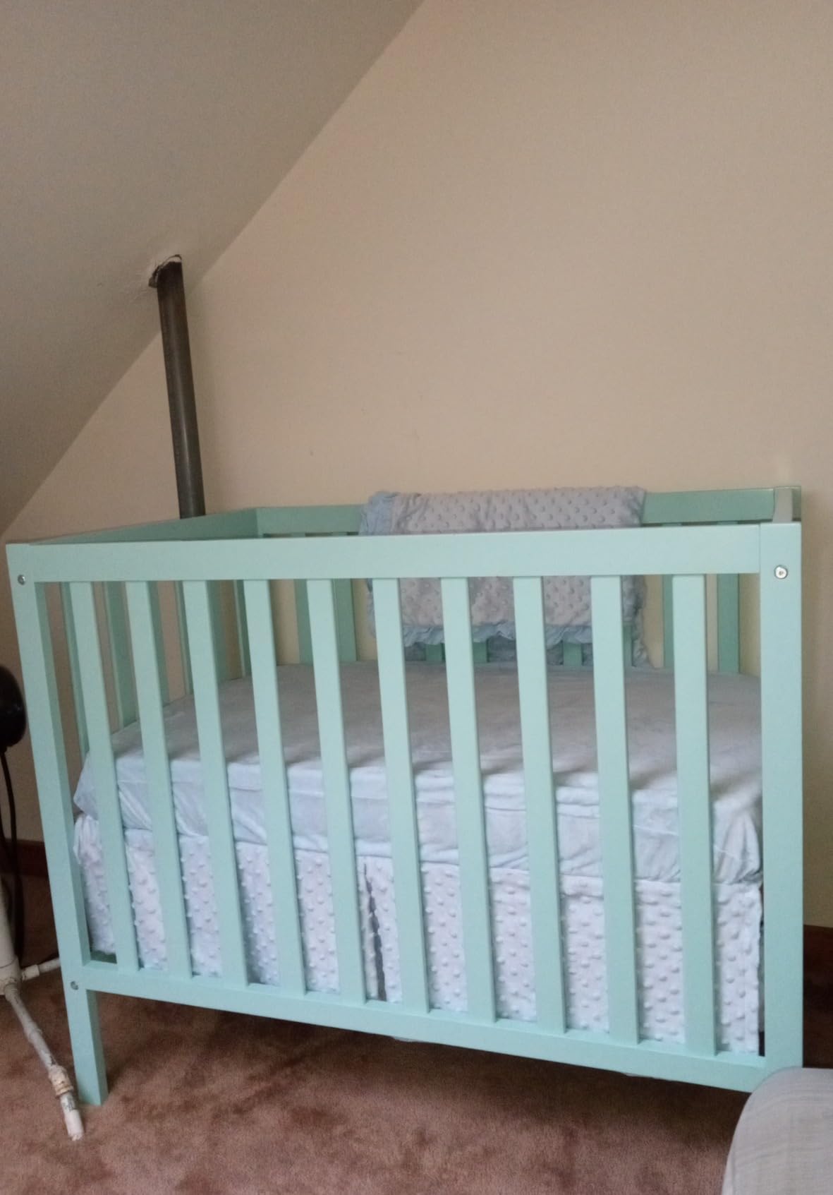 Dream On Me Edgewood 4-in-1 Mini Crib, Converts to Twin, GREENGUARD Gold customer photo 1