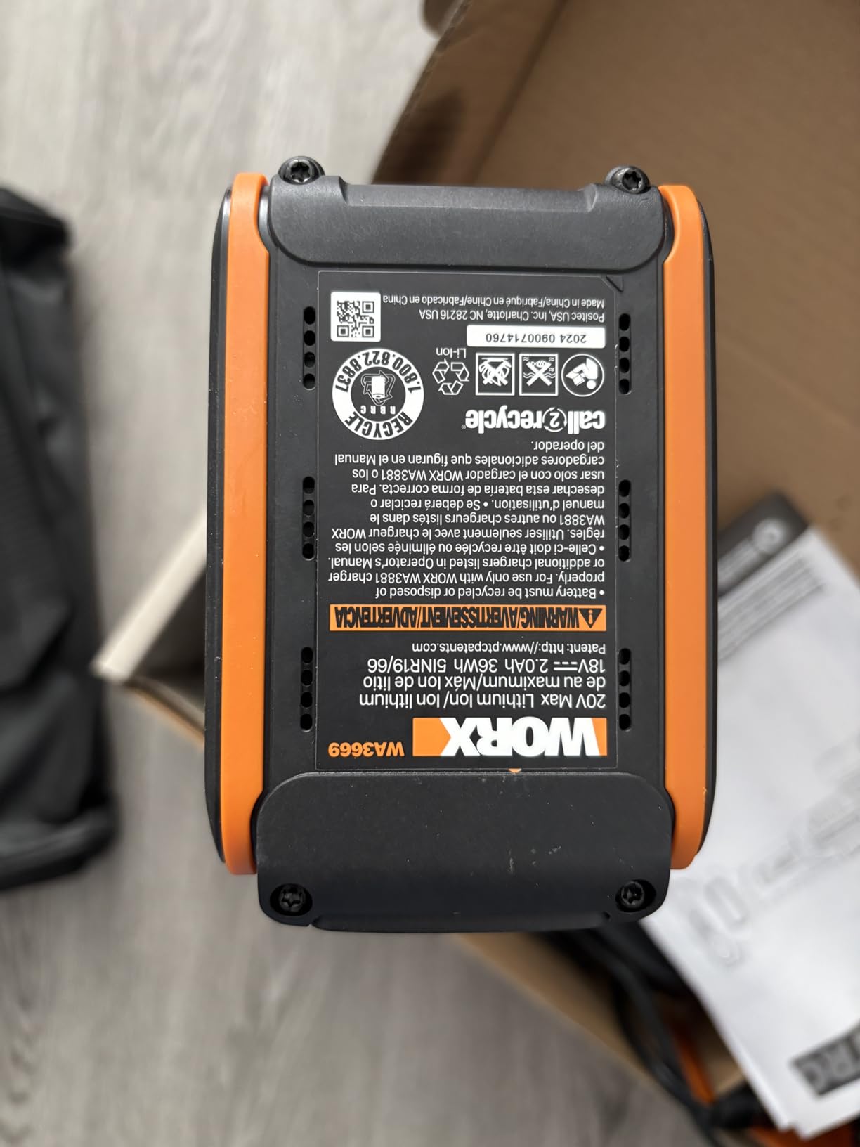 WORX 20V Brushless 4.5