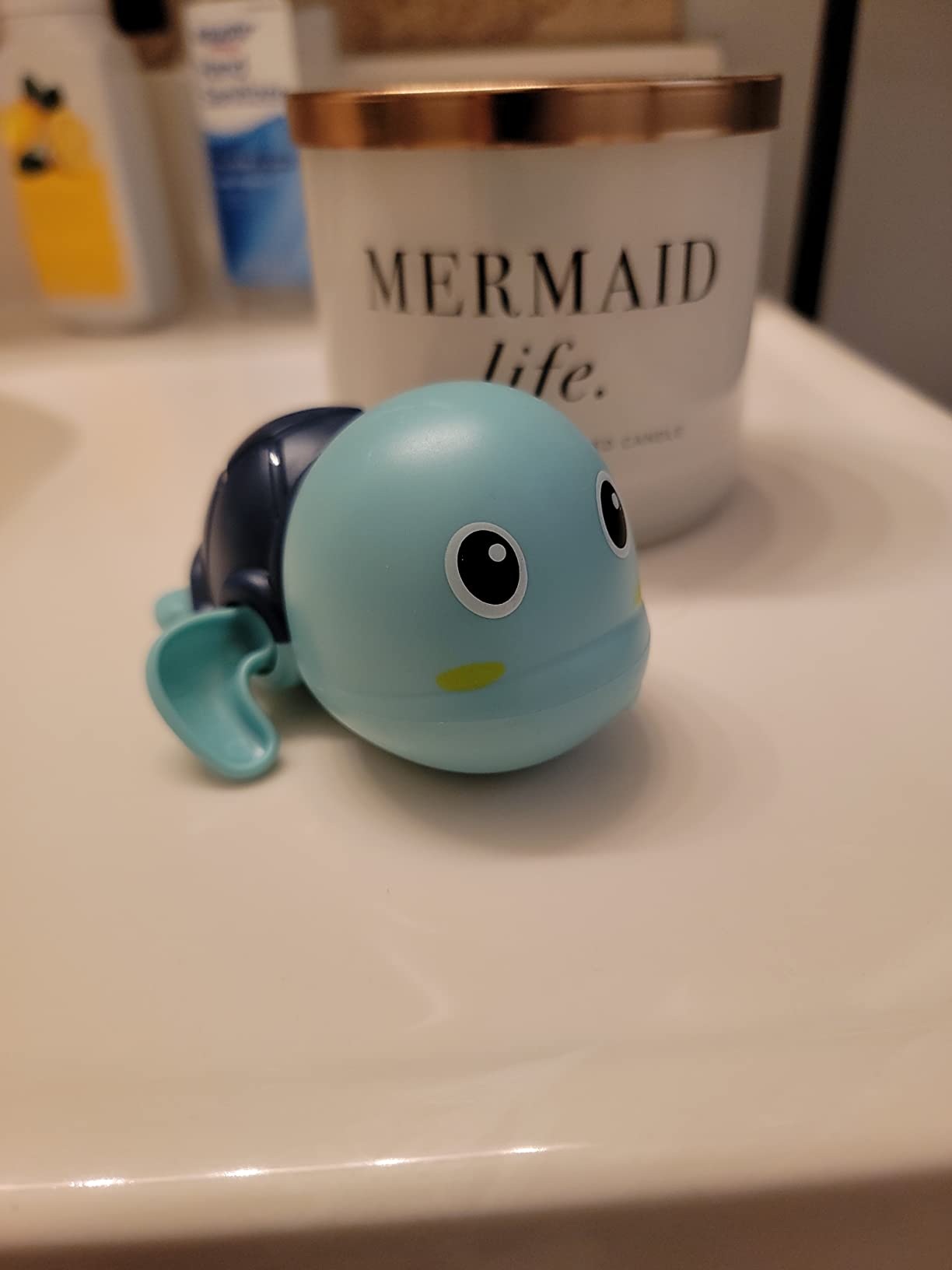 SEPHIX Bath Toys for Toddlers 1-3, Cute Swimming Turtle Bath Toys for 1 2 Year Old Boy Girl Gifts, Water Pool Toys for Baby Toddler Toys Age 1-4, Wind-up Infant Bathtub Toys, 3 Pack customer photo 2