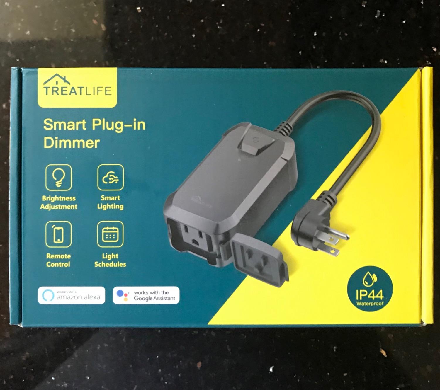 TREATLIFE Smart Dimmer Plug Outdoor Smart Plug Works with Alexa and Google Home, Light Dimmer APP Remote Control, Max Power 400W, IP44 for Dimmable Outdoor String Lights, Floor Lamp, Table Lamp customer photo 2