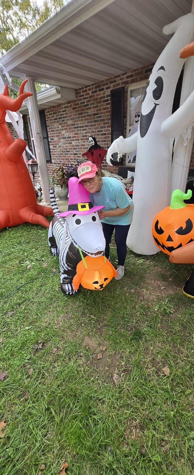 GOOSH Skeleton Puppy Inflatable customer photo 1