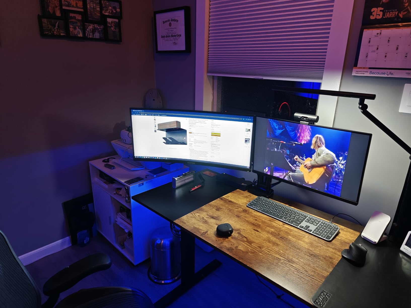 ASUS VA24DQ 24 Inch 1080P Computer Monitor, HDMI, DisplayPort, VGA, Speaker customer photo 1
