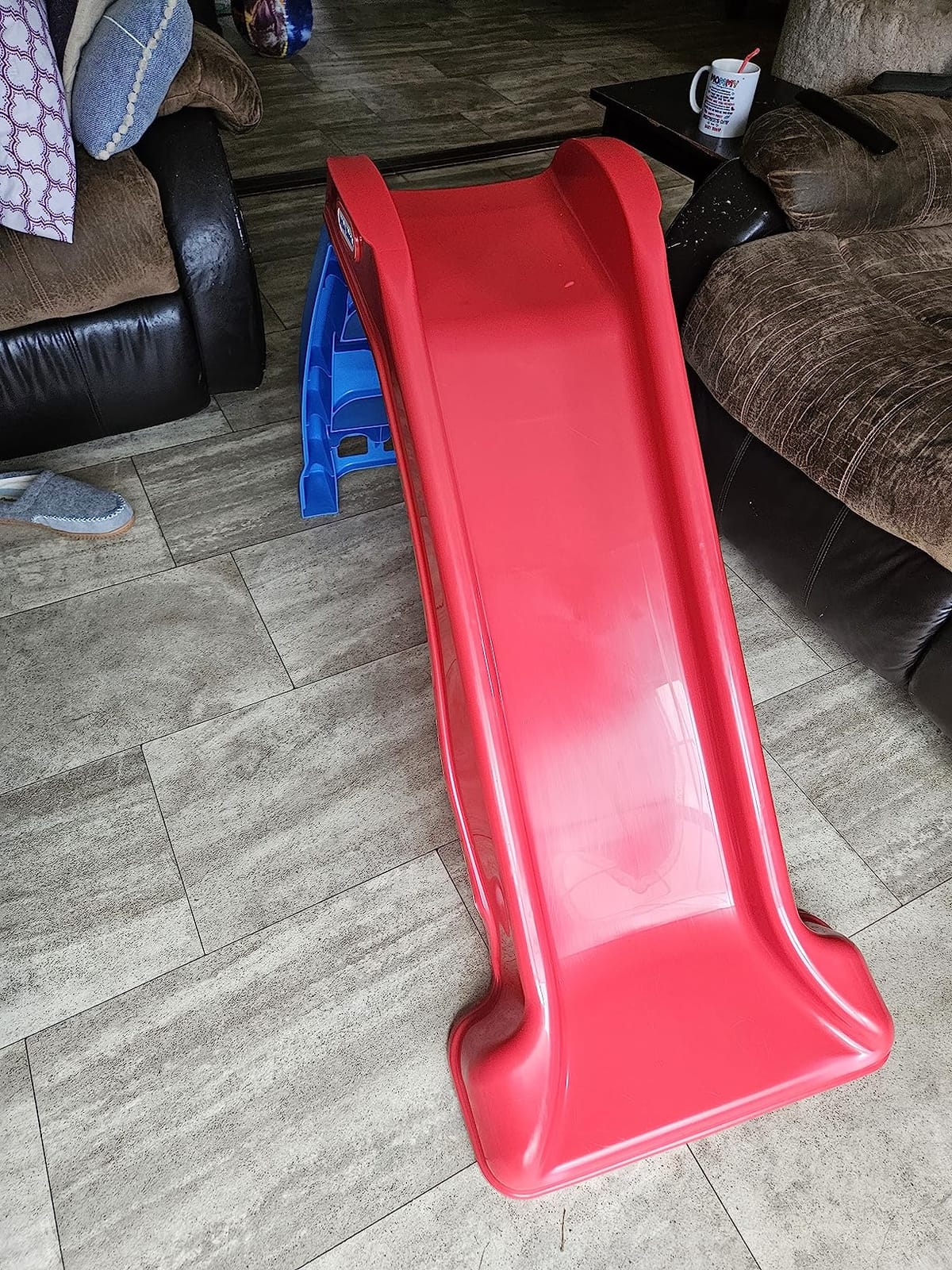 Little Tikes Light-Up First Slide for Kids Indoors/Outdoors , Red customer photo 1