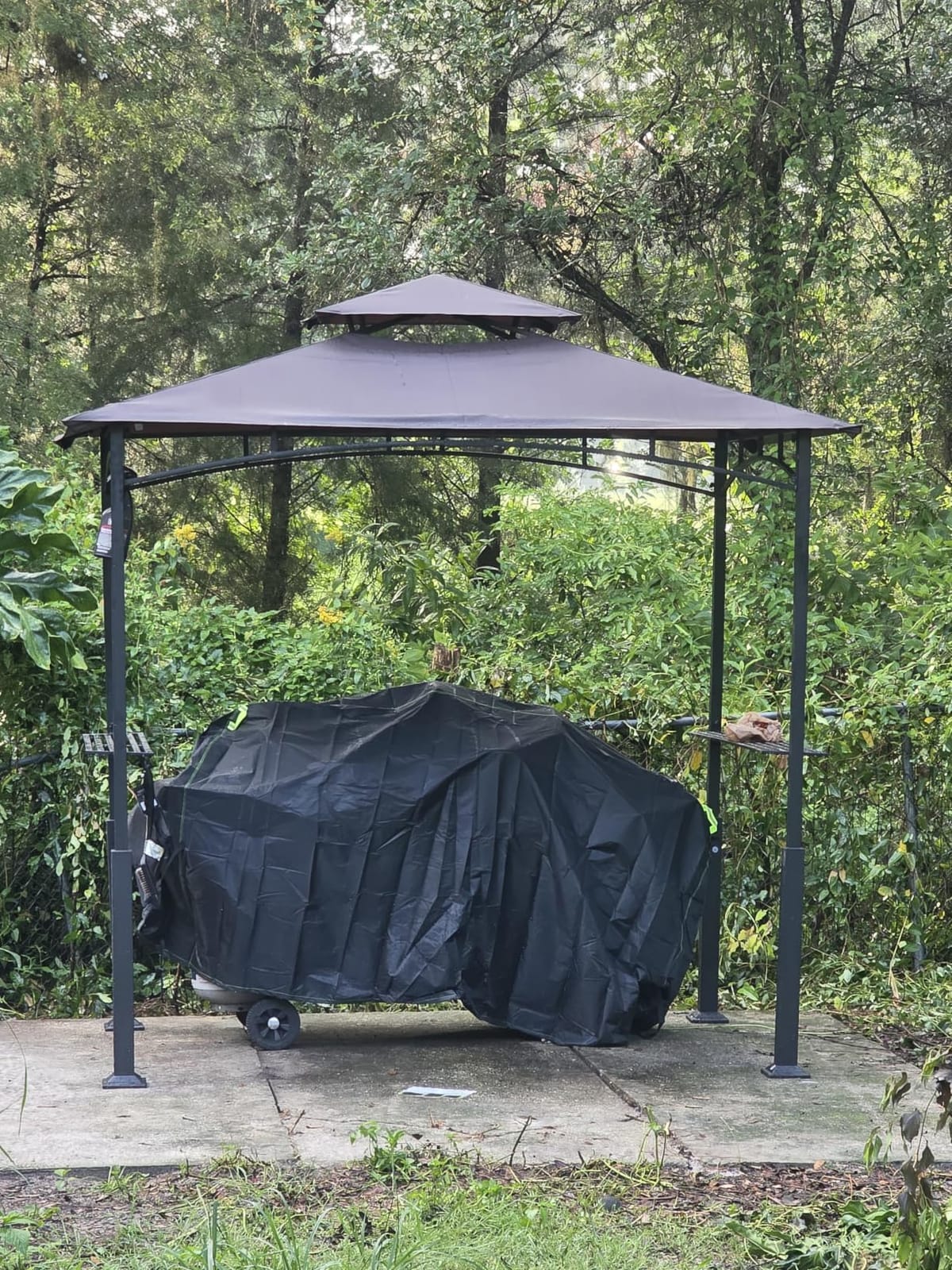 ABCCANOPY 8x5 Grill Gazebo BBQ Shelter with 2 LED Lights, Khaki customer photo 2
