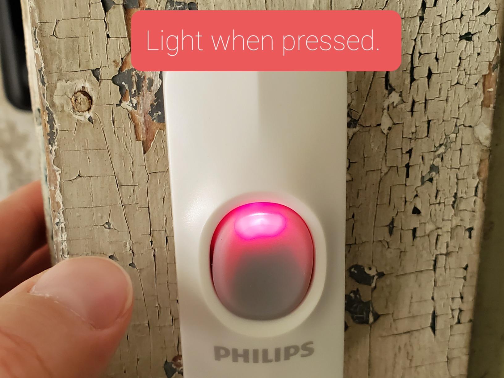 Philips Wireless Doorbell Kit, Battery-Operated Reciever, LED Alert Lights customer photo 2