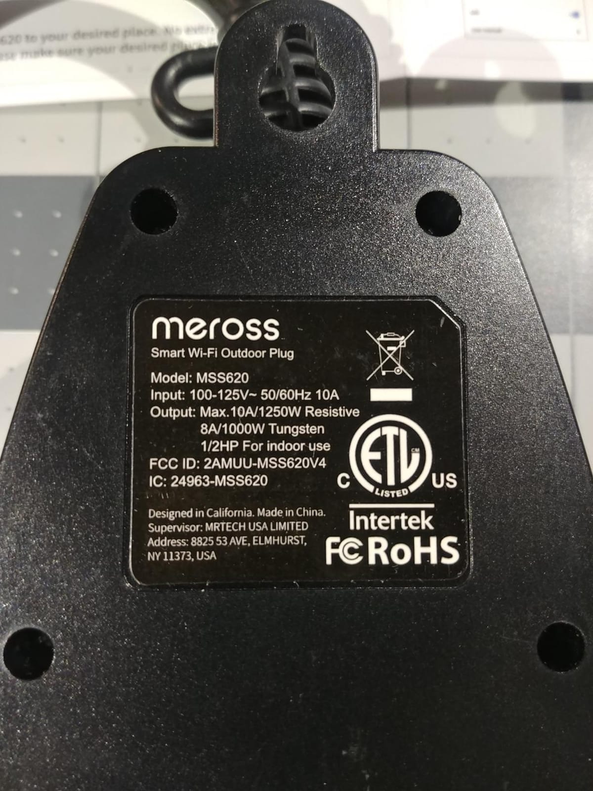 meross Outdoor Smart Plug Work with HomeKit, Alexa, Google and SmartThings customer photo 1