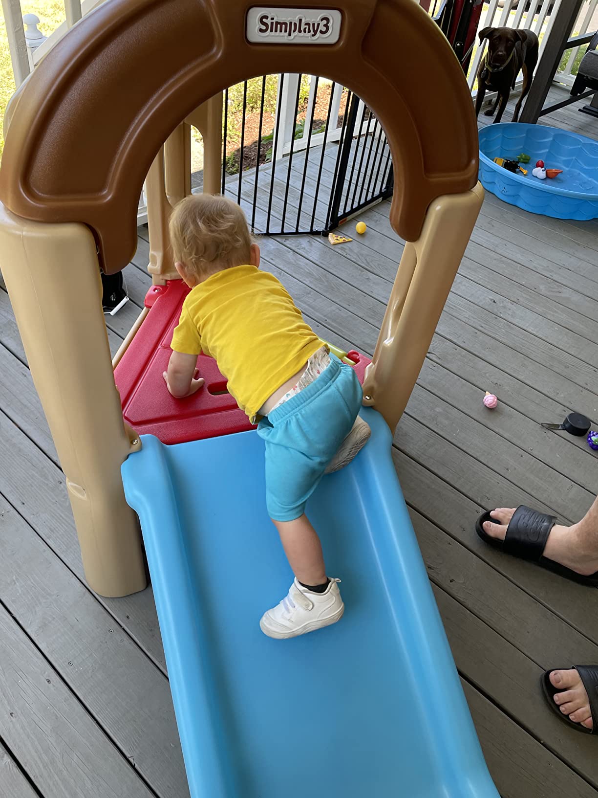 Simplay3 Young Explorers Activity Climber - Indoor or Outdoor Climber and Activity Playset for Toddlers and Kids, Made in USA customer photo 1