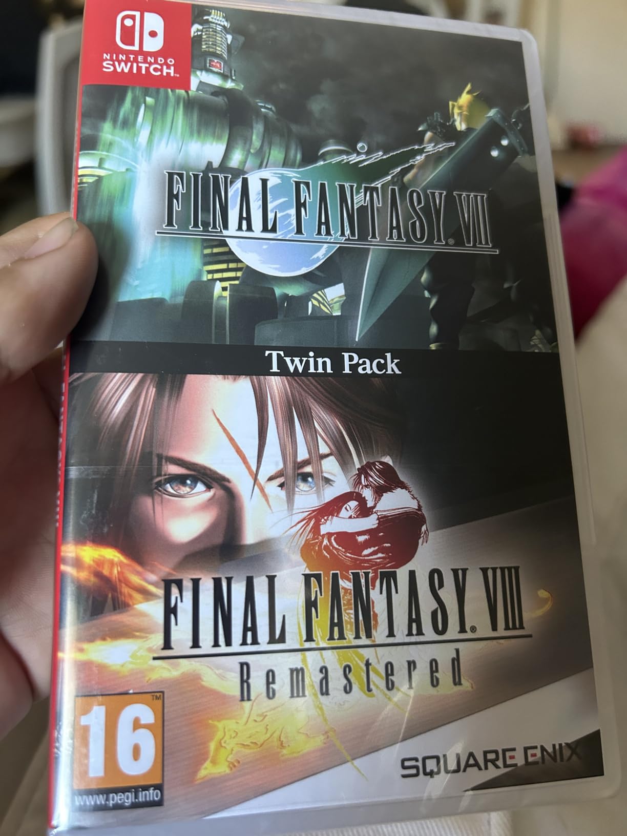 Final Fantasy VII and Final Fantasy VIII Remastered - Twin Pack (Nintendo Switch) customer photo 1