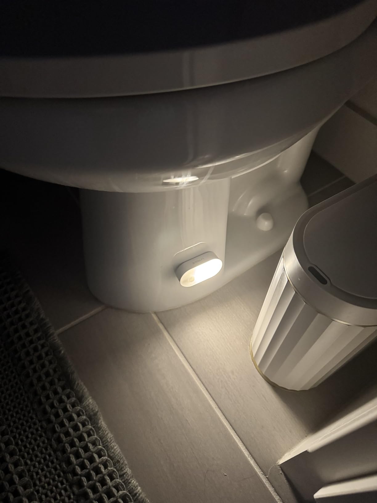 Lyridz Rechargeable Battery Night Light with Motion Sensor, Portable Mini Warm White LED Stick-on Closet Light, Adjustable Brightness for Bathroom, Bedroom, Kitchen, Cabinet, Stairs, Hallway, 2-Pack customer photo 2