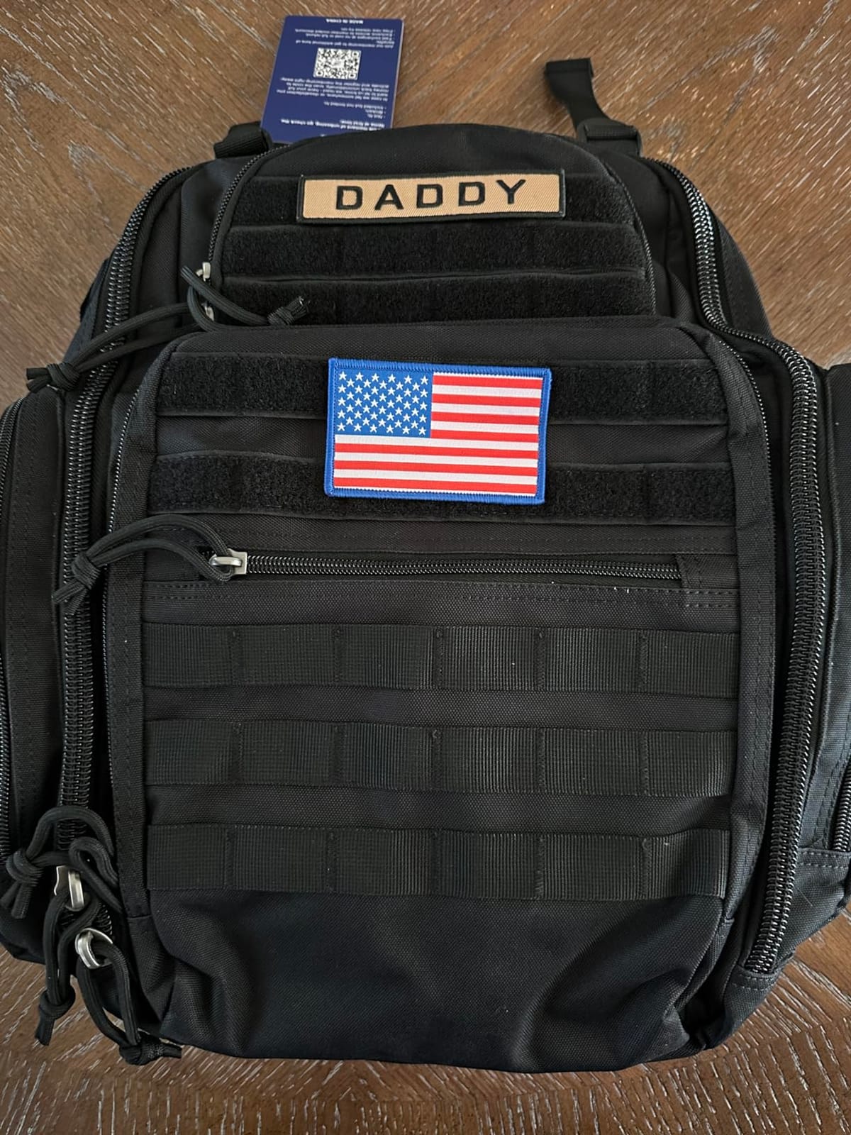 SHARKMOUTH Military Diaper Bag for Men: 100% Confident Carry for Dads customer photo 1