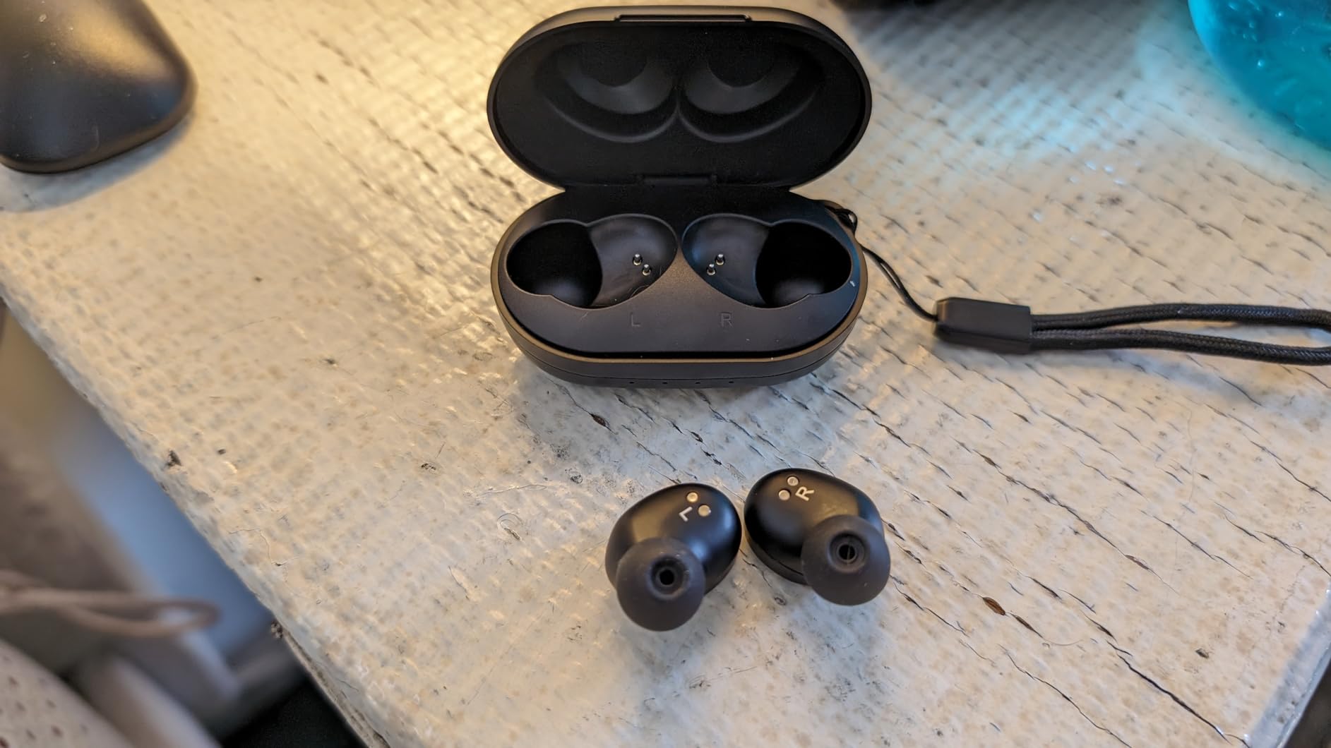 Raycon Everyday Bluetooth Wireless Earbuds with Microphone - Active Noise Cancelling, Sweat & Water-Resistant Earphones, Ear Buds Wireless Bluetooth (Blue) customer photo 2
