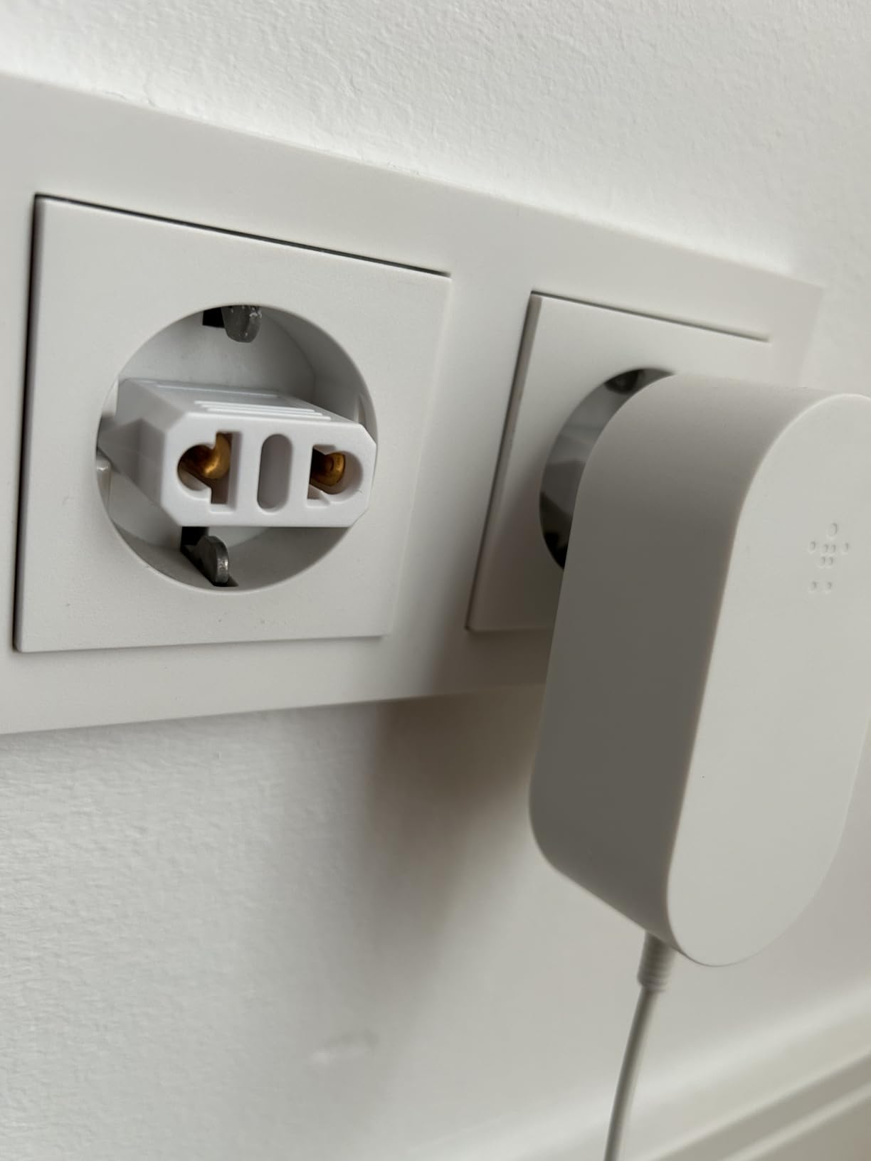 6 Pack US to Europe Plug Adapter - Type C European Travel Adapter, Wall Plug Power Converter for Europe (White) customer photo 2