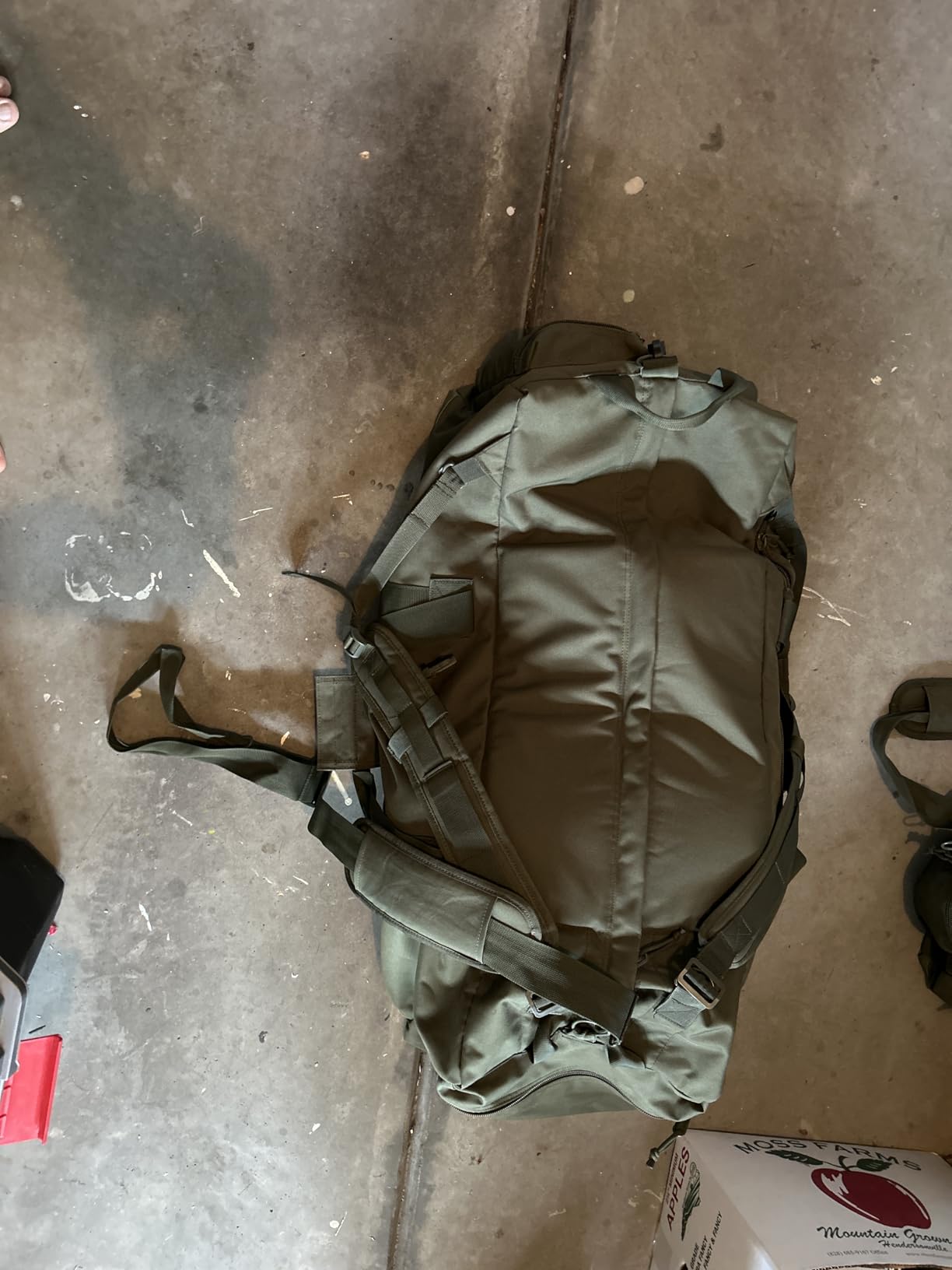 Large Military Duffle Bag Tactical Gear Load Out Bag Deployment Cargo Bag Travel Sports Equipment Duffel Luggage Bag with Backpack Straps 90L customer photo 1