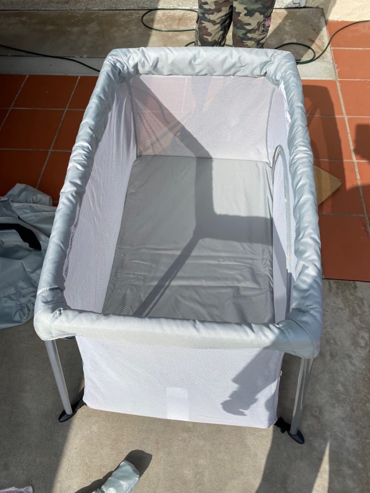 Dream On Me Travel Light Playard, Zipper Access Door, Travel Bag, Black customer photo 2