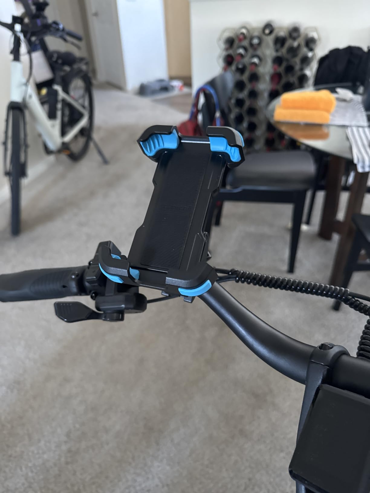 Lamicall Motorcycle Bike Phone Holder with Upgrade Quick Install Bar Clip customer photo 2