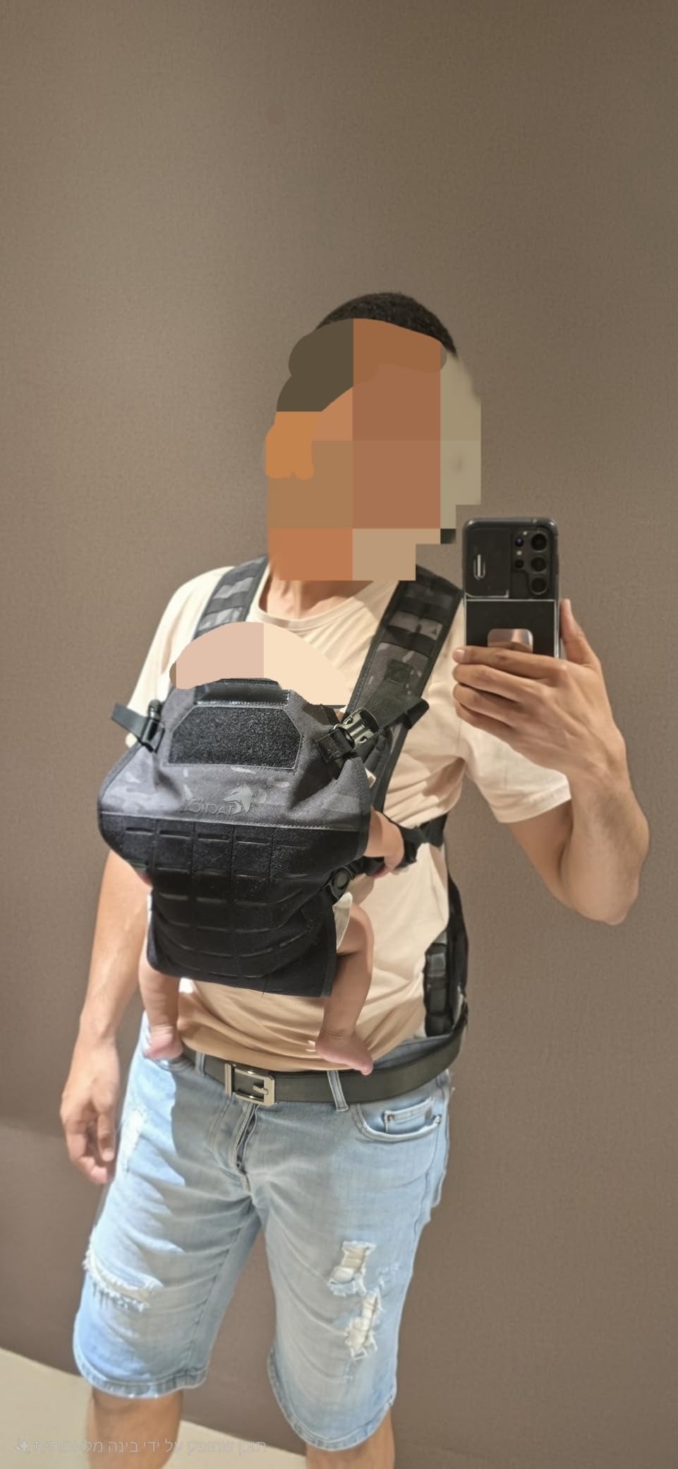 Toddler & Baby Carrier for Men – Dad Carrier for Infants & Toddlers | WOLF TACTICAL customer photo 1