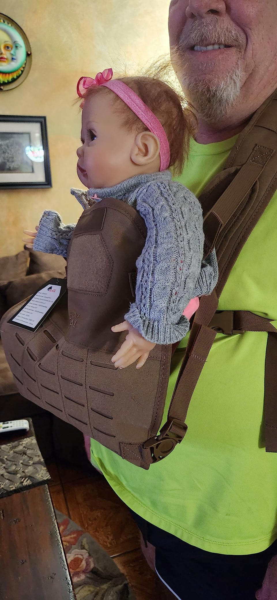 Toddler & Baby Carrier for Men – Dad Carrier for Infants & Toddlers | WOLF TACTICAL customer photo 2