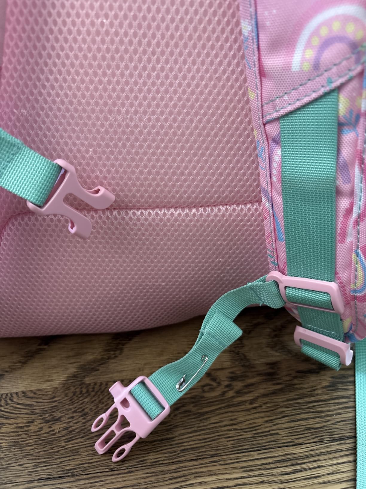 mibasies Girls Backpack 5-8: Lightweight Kids Backpacks for Girls - Girl Bookbag for Elementary School - Rainbow Pink customer photo 1