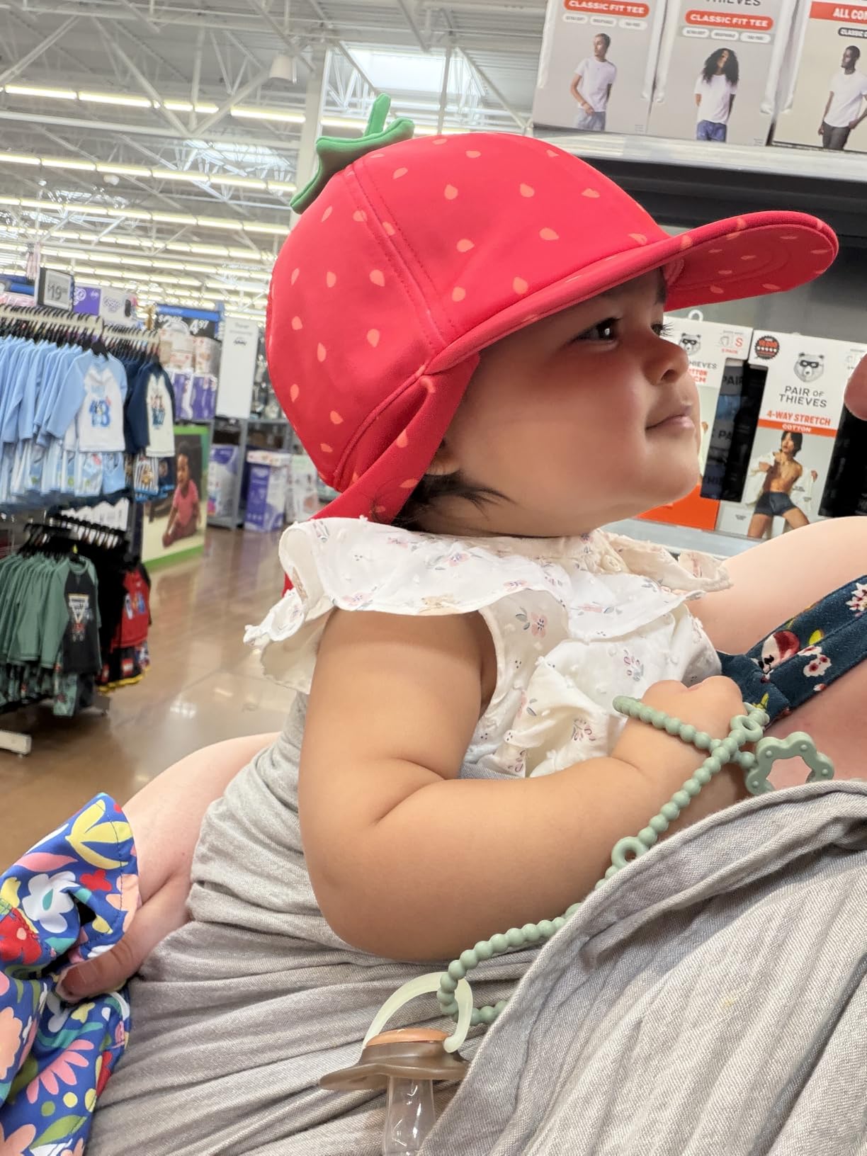 Ring Sling Baby Carrier - USA Lab Tested, 100% Natural Cotton Muslin, Breathable & Ergonomic Ring Sling Beige customer photo 2